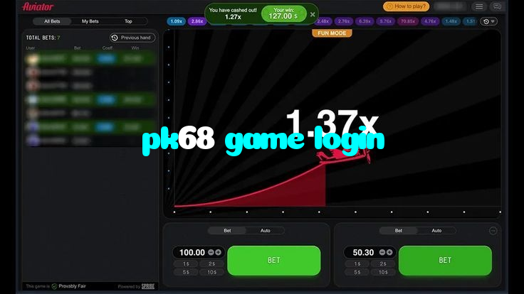 pk68 game login
